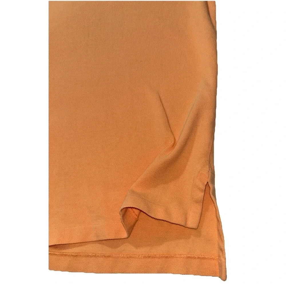 Ralph‎ Lauren Short Sleeve Polo Shirt, Light Orange, Embroidered, Mens XL